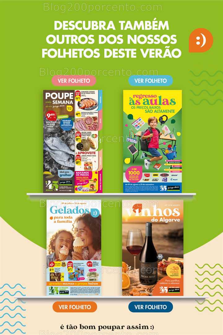 Antevisão Folheto PINGO DOCE Promoções Fim de Semana - só 15 e 16 agosto
