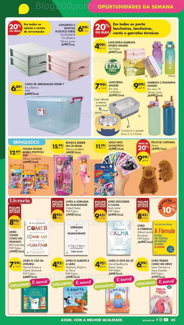 Antevisão Folheto PINGO DOCE Bazar Grandes Promoções de 12 a 18 agosto