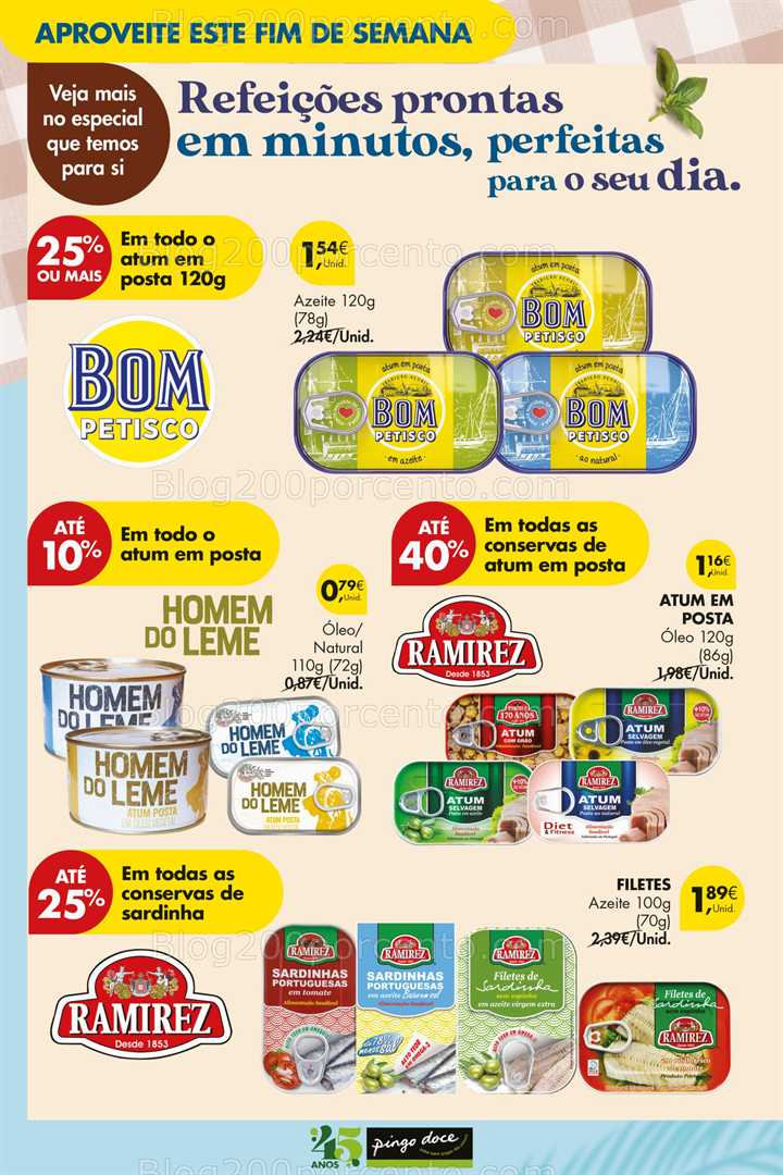 Antevisão Folheto PINGO DOCE Promoções Fim de Semana - 15 a 18 agosto