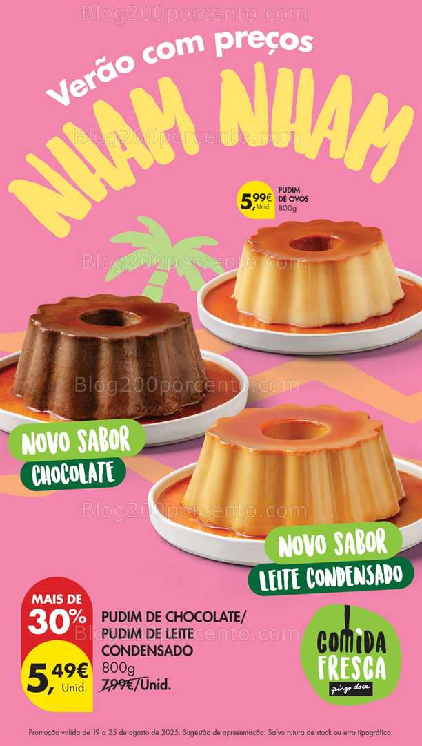 Antevisão Folheto PINGO DOCE Madeira Promoções de 19 a 25 agosto