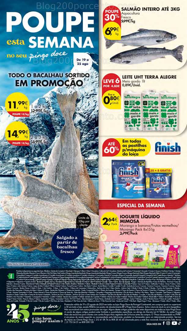 Antevisão Folheto PINGO DOCE Lojas Médias Promoções de 19 a 25 agosto