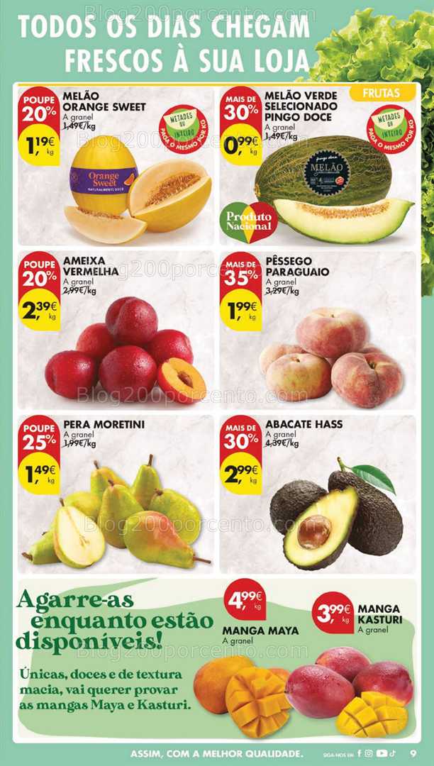 Antevisão Folheto PINGO DOCE Promoções de 19 a 25 agosto