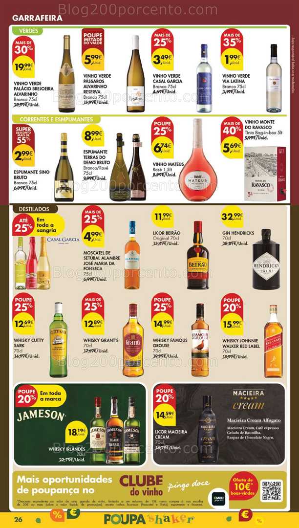 Antevisão Folheto PINGO DOCE Promoções de 19 a 25 agosto
