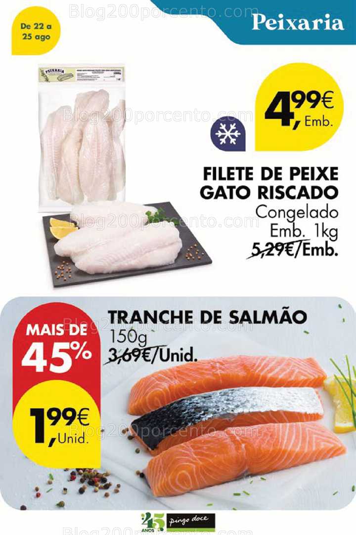 Antevisão Folheto PINGO DOCE Promoções Fim de Semana - 23 a 25 agosto