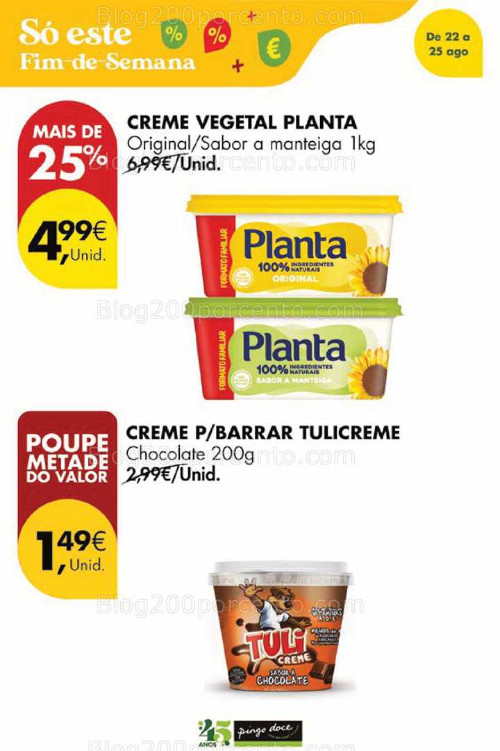 Antevisão Folheto PINGO DOCE Promoções Fim de Semana - 23 a 25 agosto