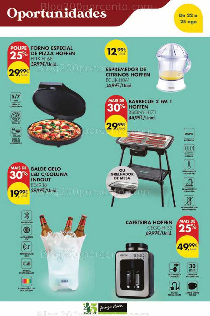 Antevisão Folheto PINGO DOCE Bazar Promoções Fim de Semana - 23 a 25 agosto