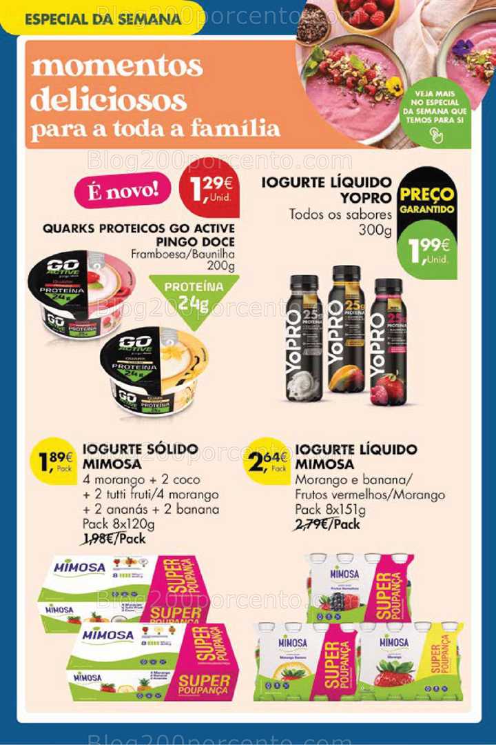 Antevisão Folheto PINGO DOCE Promoções Fim de Semana - 23 a 25 agosto