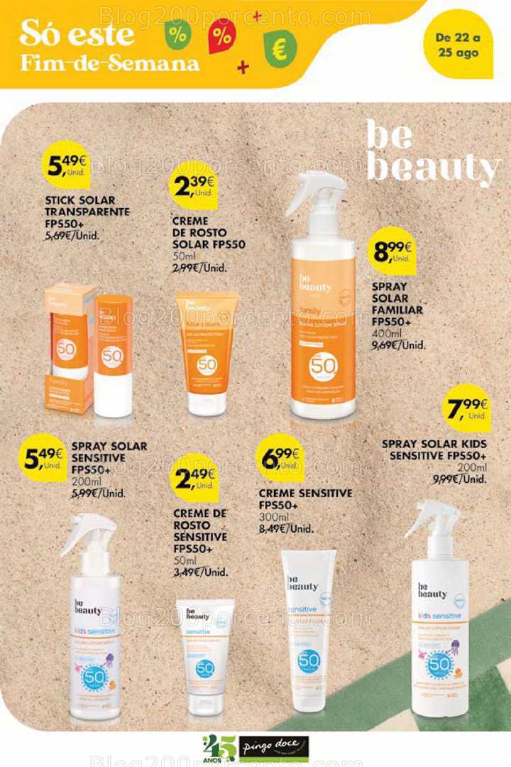 Antevisão Folheto PINGO DOCE Promoções Fim de Semana - 23 a 25 agosto