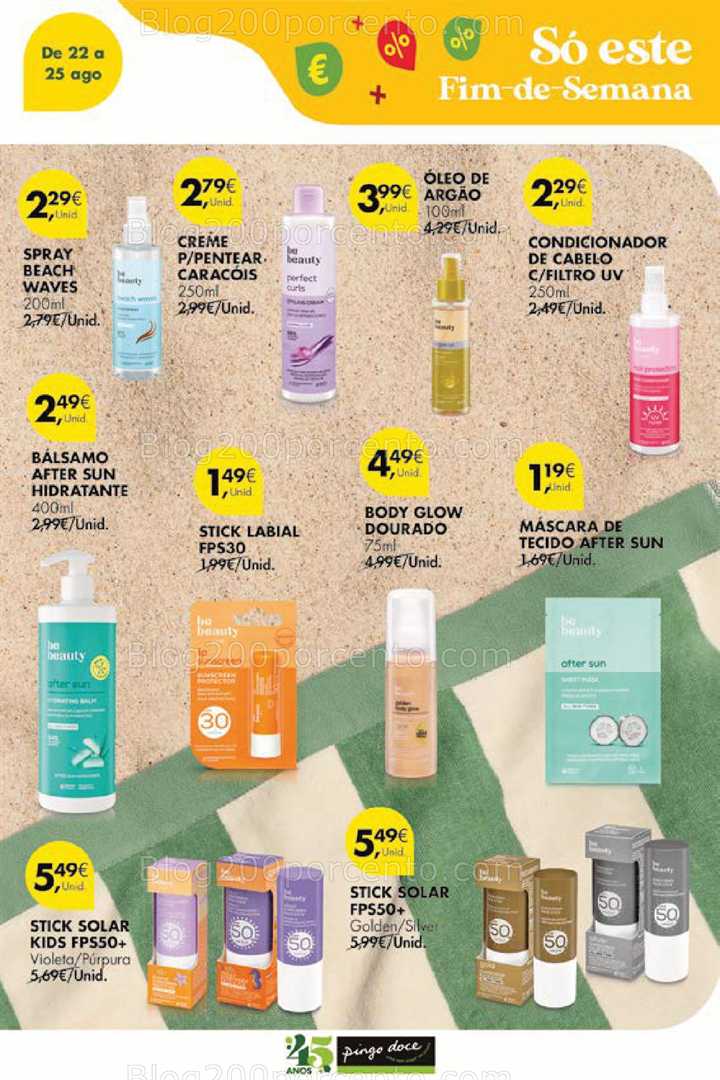 Antevisão Folheto PINGO DOCE Promoções Fim de Semana - 23 a 25 agosto