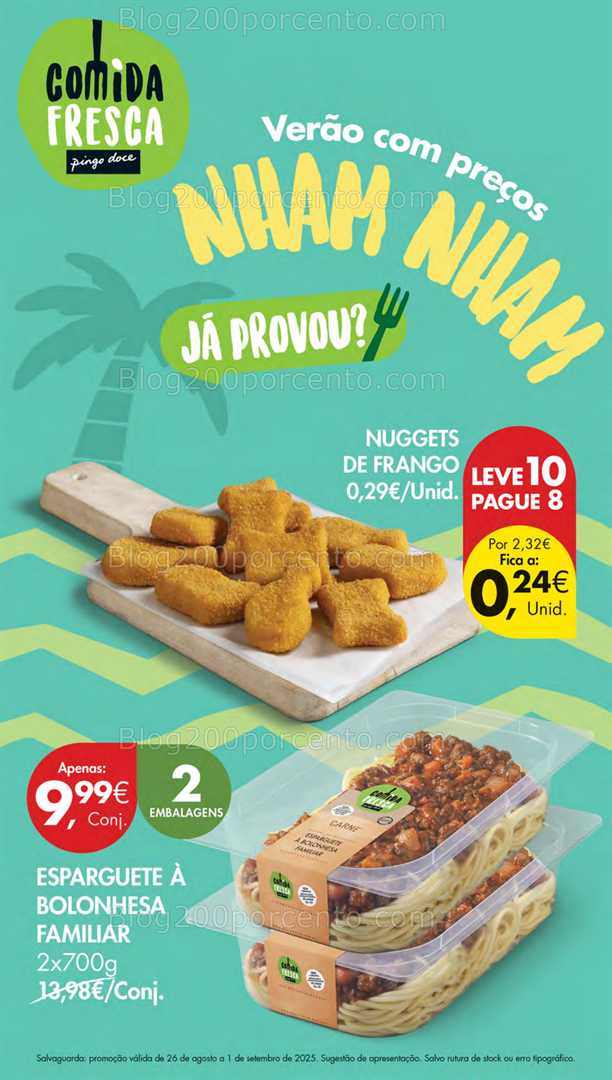 Antevisão Folheto PINGO DOCE Lojas Pequenas Promoções de 26 agosto a 1 setembro