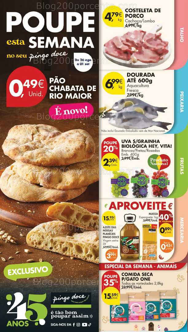 Antevisão Folheto PINGO DOCE Lojas Grandes Promoções de 26 agosto a 1 setembro