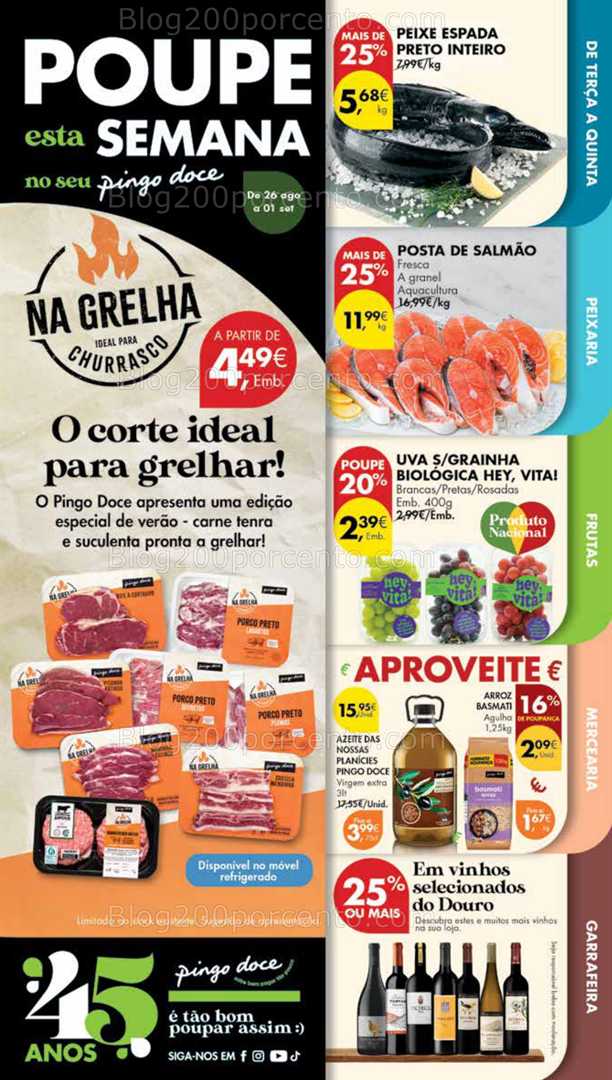 Antevisão Folheto PINGO DOCE Madeira Promoções de 26 agosto a 1 setembro