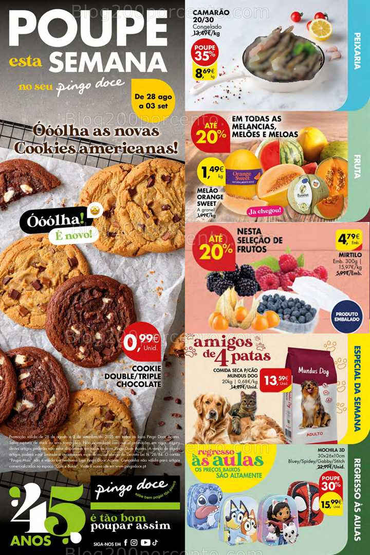 Antevisão Folheto PINGO DOCE Açores Promoções de 28 agosto a 3 setembro