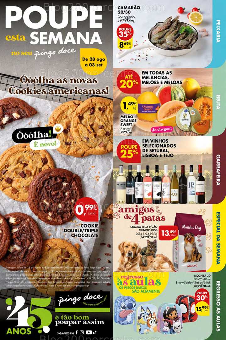 Antevisão Folheto PINGO DOCE Açores Promoções de 28 agosto a 3 setembro