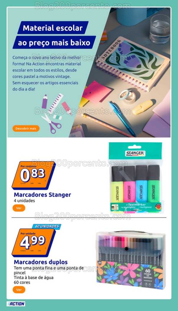 Antevisão Folheto ACTION Promoções de 27 agosto a 2 setembro