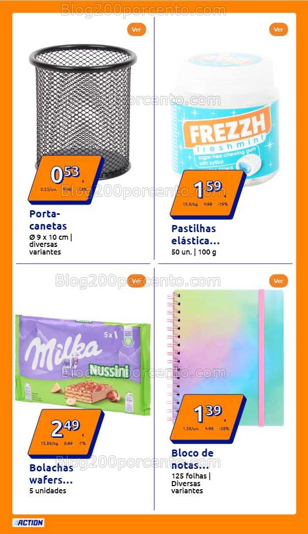 Antevisão Folheto ACTION Promoções de 27 agosto a 2 setembro