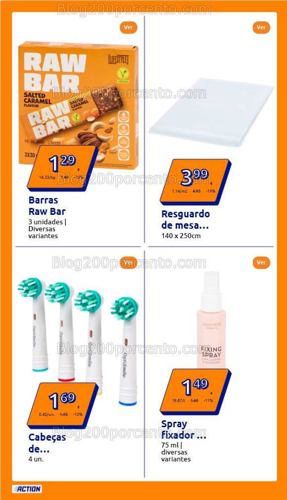 Antevisão Folheto ACTION Promoções de 13 a 19 agosto