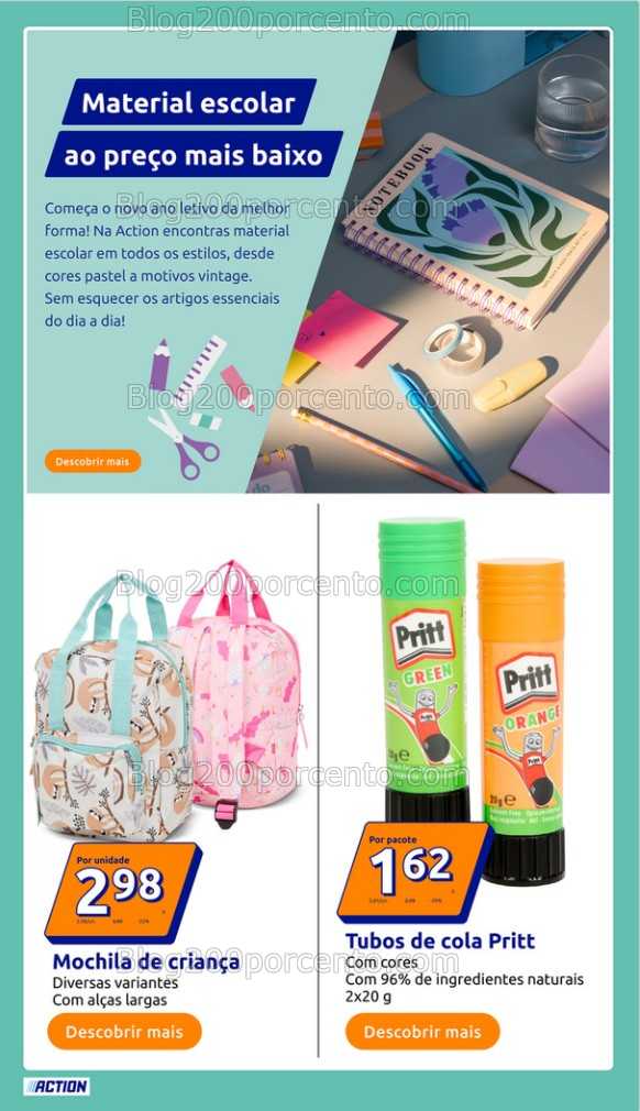 Antevisão Folheto ACTION Promoções de 20 a 26 agosto