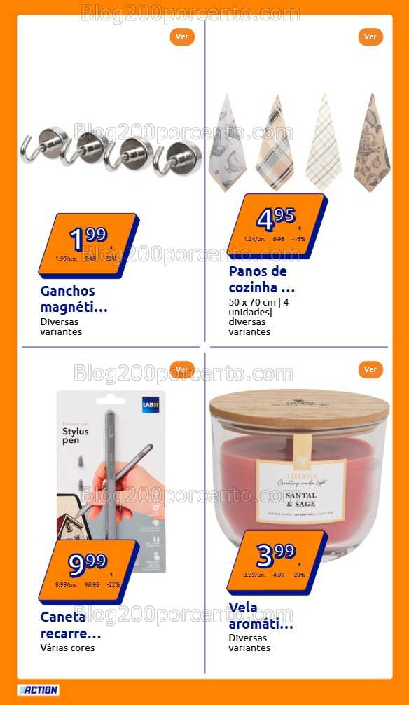 Antevisão Folheto ACTION Promoções de 20 a 26 agosto