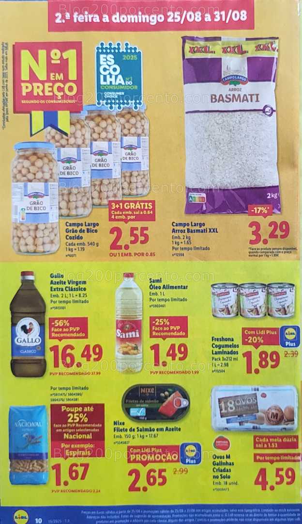 Antevisão Folheto LIDL Promoções de 25 a 31 agosto