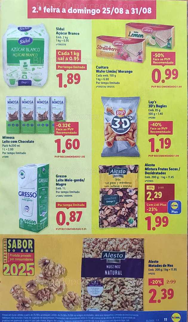 Antevisão Folheto LIDL Promoções de 25 a 31 agosto