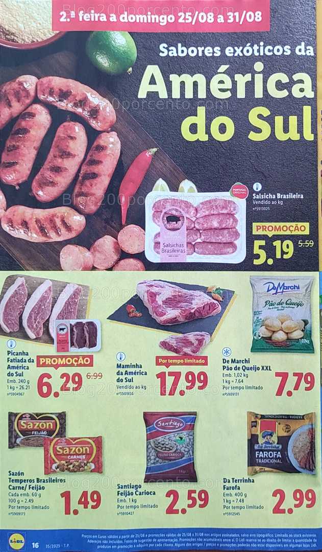 Antevisão Folheto LIDL Promoções de 25 a 31 agosto