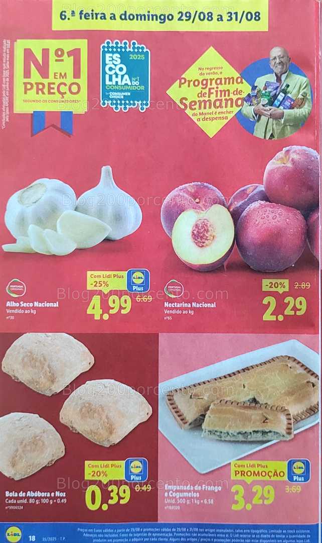 Antevisão Folheto LIDL Promoções de 25 a 31 agosto