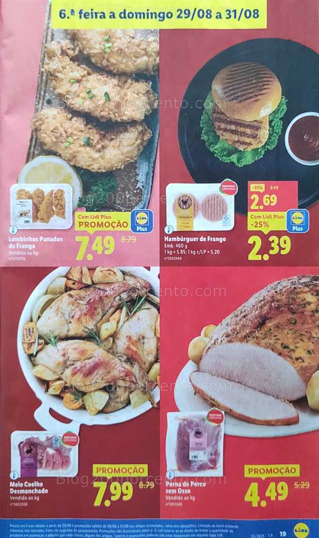 Antevisão Folheto LIDL Promoções de 25 a 31 agosto