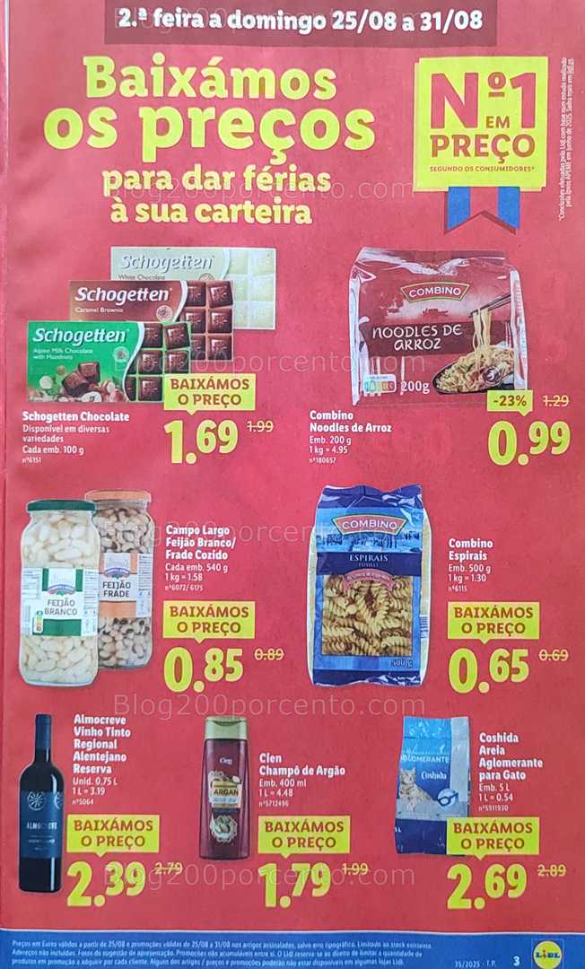 Antevisão Folheto LIDL Promoções de 25 a 31 agosto