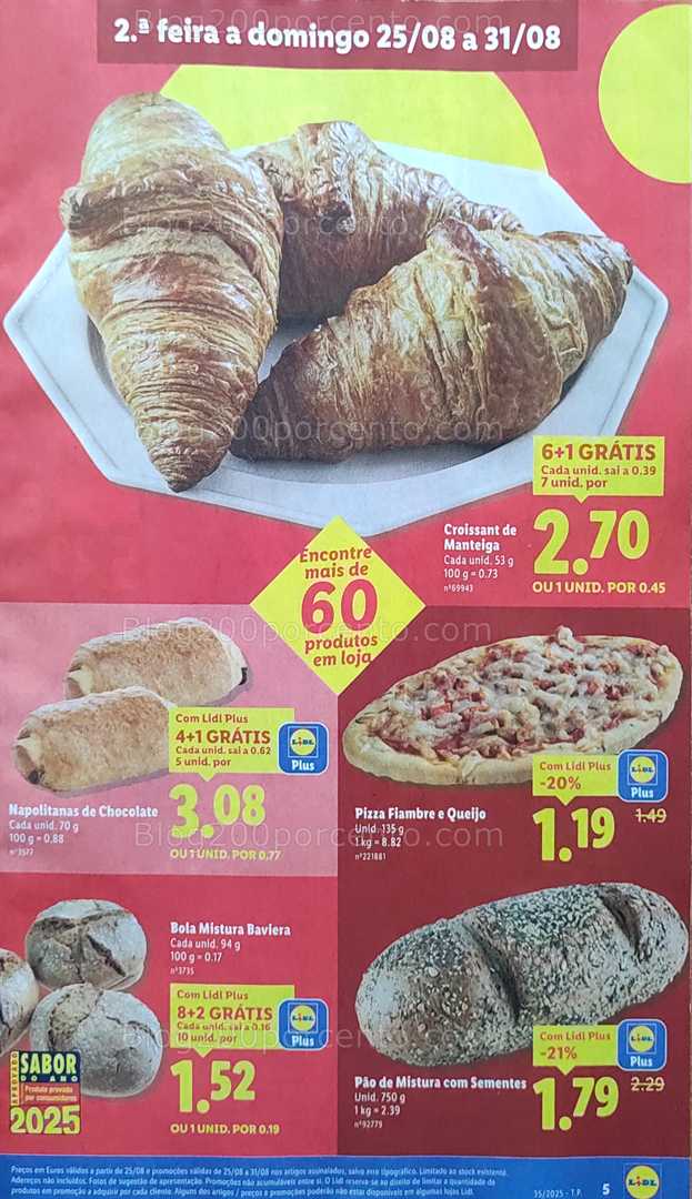 Antevisão Folheto LIDL Promoções de 25 a 31 agosto
