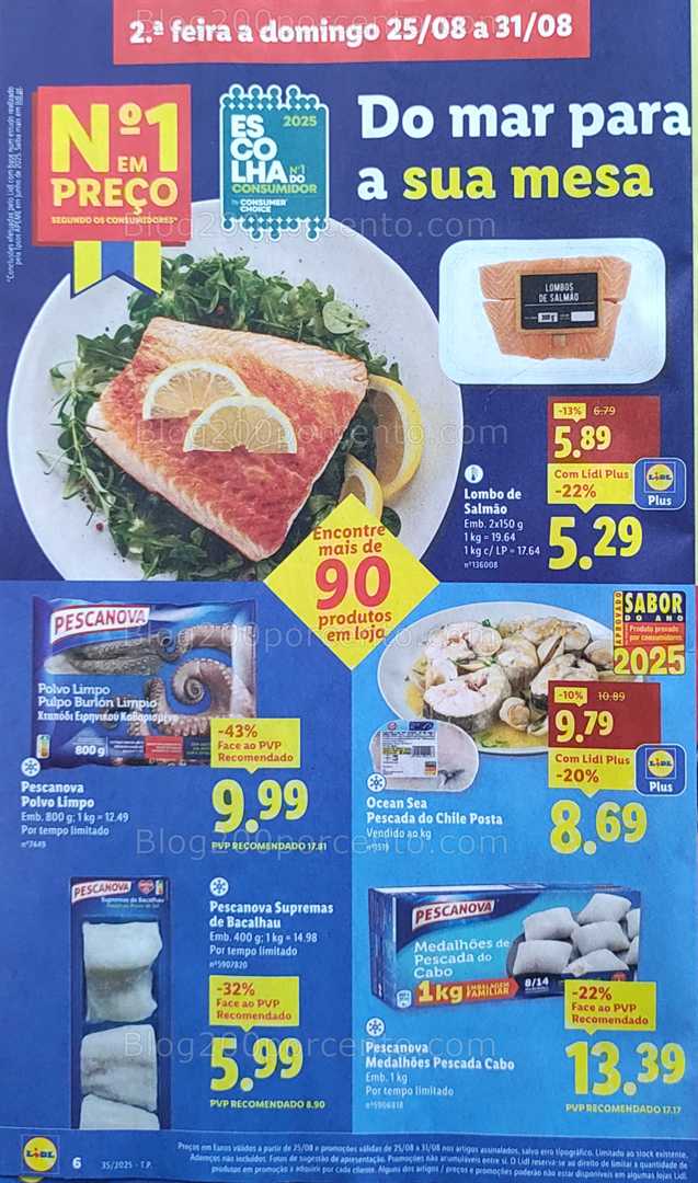 Antevisão Folheto LIDL Promoções de 25 a 31 agosto