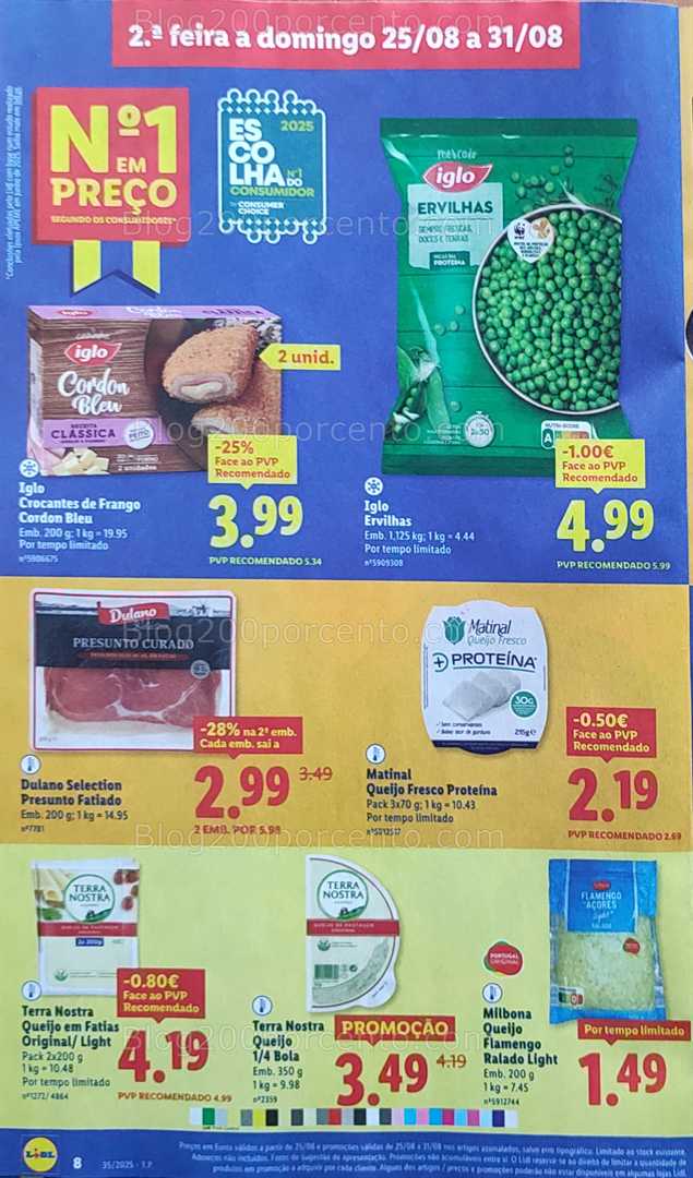 Antevisão Folheto LIDL Promoções de 25 a 31 agosto