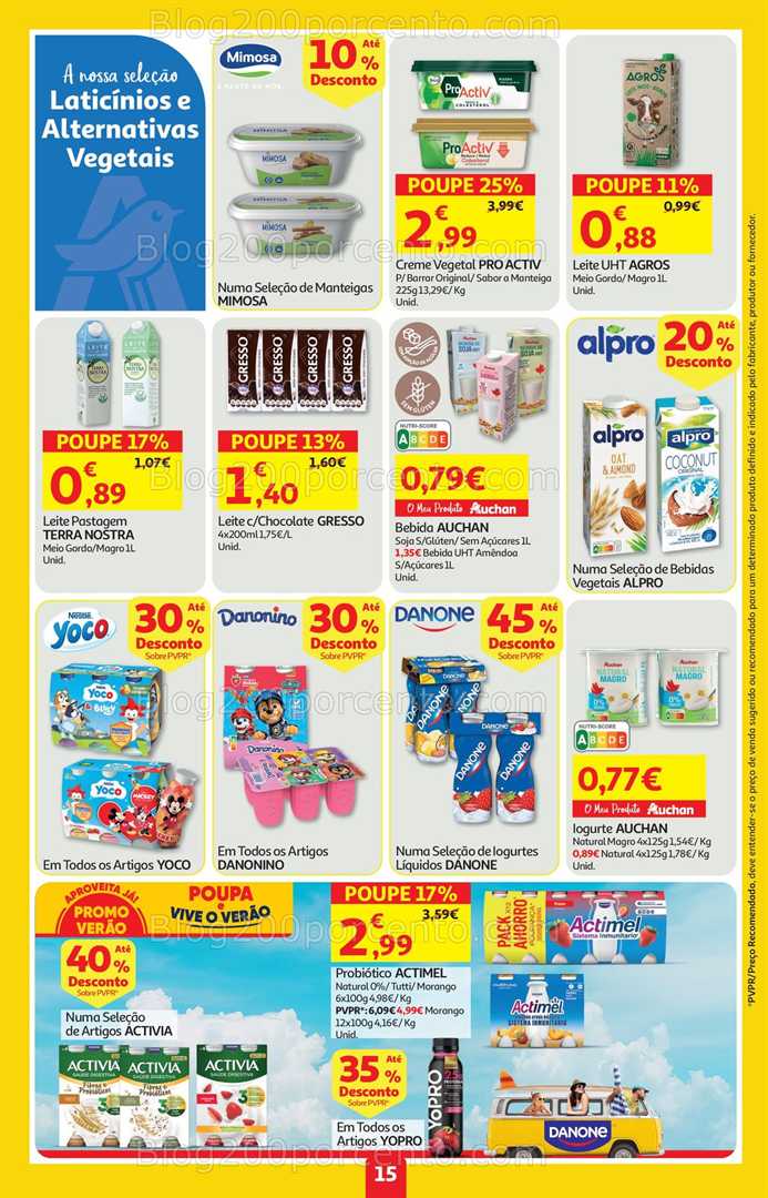 Antevisão Folheto AUCHAN Super Poupança Promoções de 14 a 20 agosto