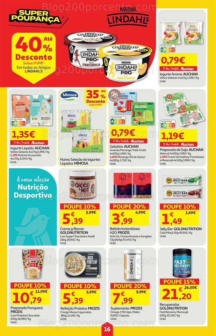 Antevisão Folheto AUCHAN Super Poupança Promoções de 14 a 20 agosto