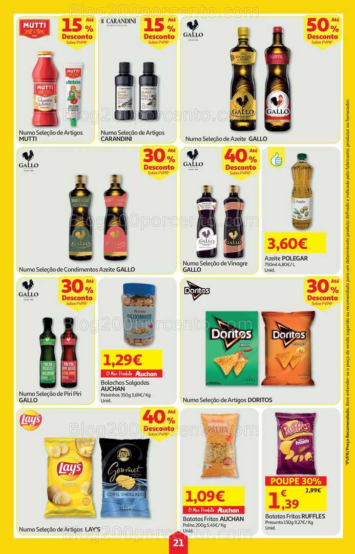 Antevisão Folheto AUCHAN Super Poupança Promoções de 14 a 20 agosto