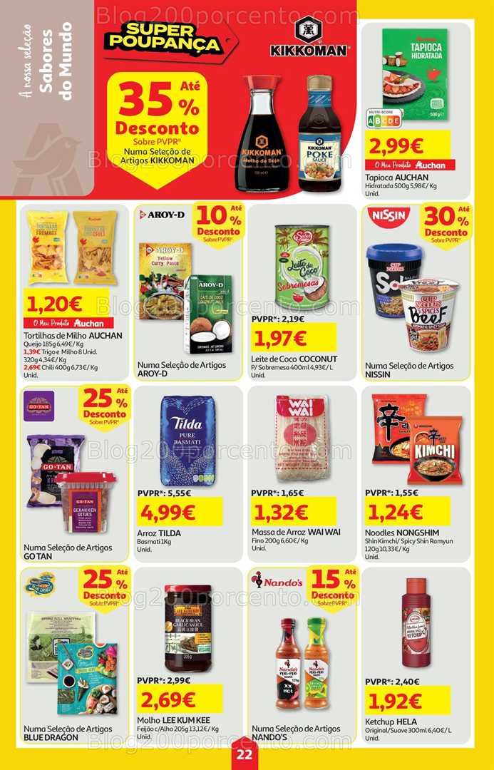 Antevisão Folheto AUCHAN Super Poupança Promoções de 14 a 20 agosto