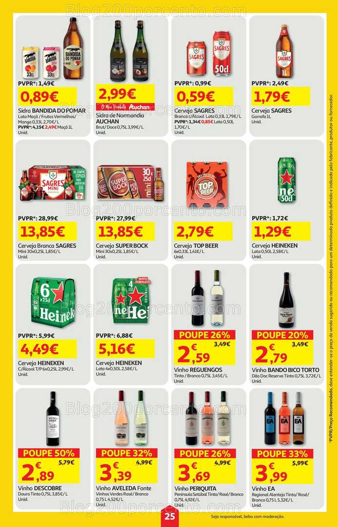 Antevisão Folheto AUCHAN Super Poupança Promoções de 14 a 20 agosto