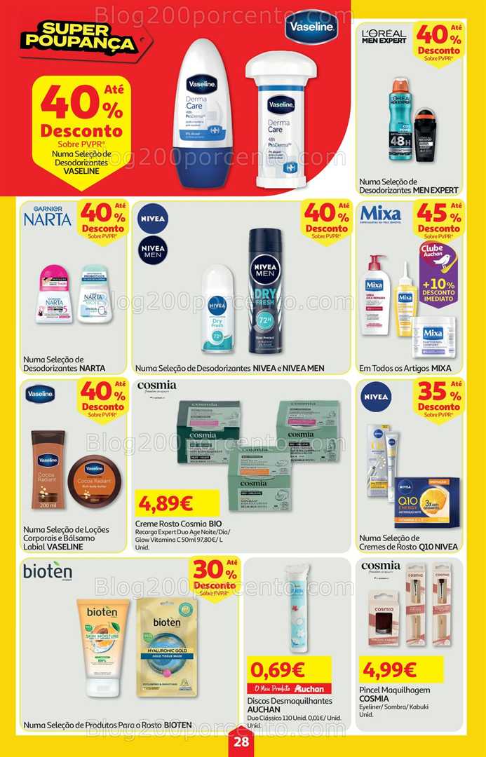 Antevisão Folheto AUCHAN Super Poupança Promoções de 14 a 20 agosto