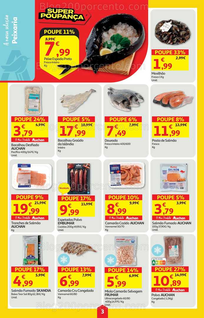 Antevisão Folheto AUCHAN Super Poupança Promoções de 14 a 20 agosto