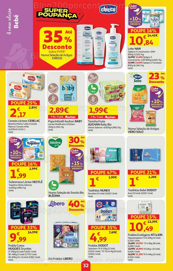 Antevisão Folheto AUCHAN Super Poupança Promoções de 14 a 20 agosto