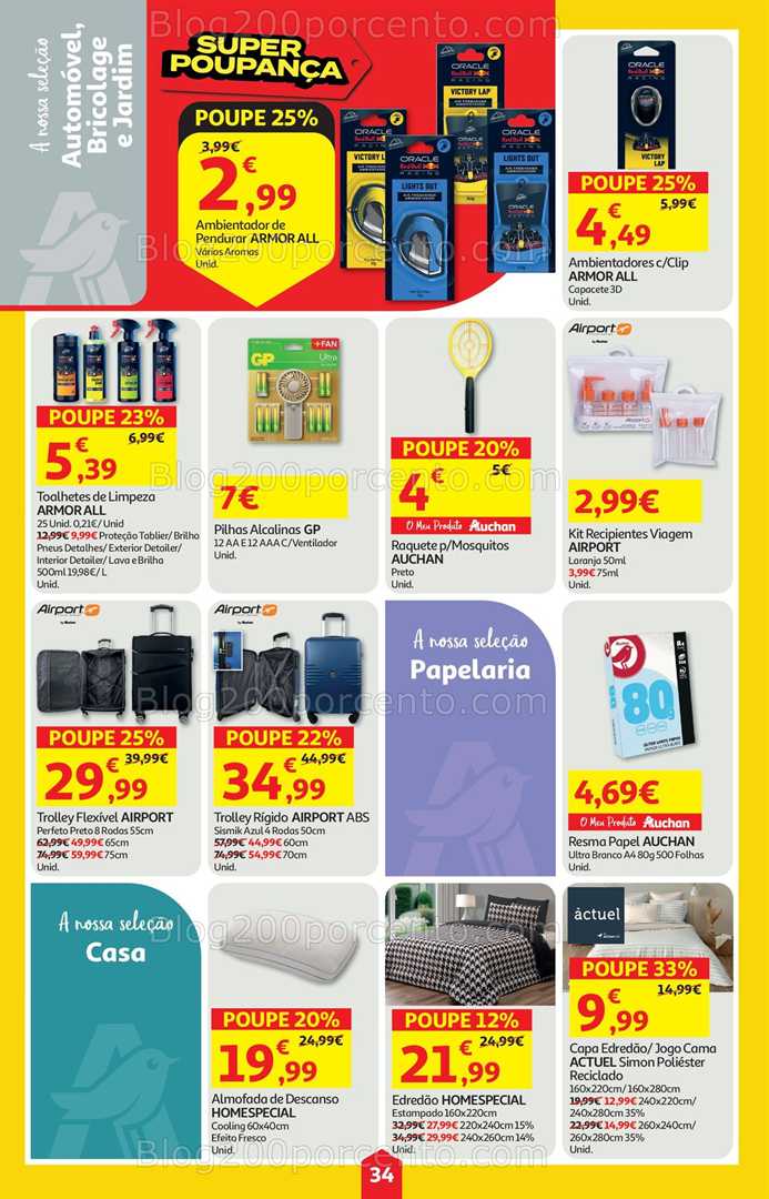 Antevisão Folheto AUCHAN Super Poupança Promoções de 14 a 20 agosto