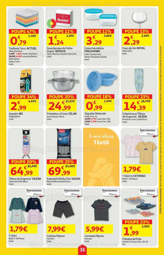 Antevisão Folheto AUCHAN Super Poupança Promoções de 14 a 20 agosto