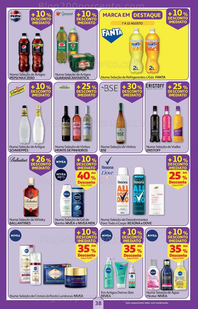 Antevisão Folheto AUCHAN Super Poupança Promoções de 14 a 20 agosto