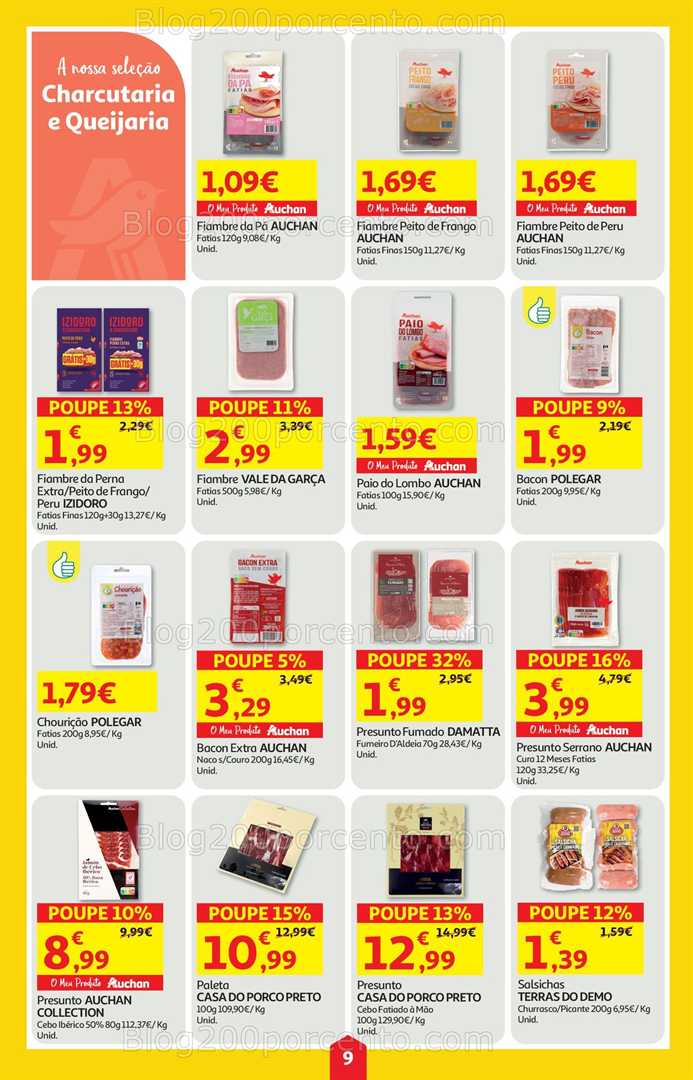 Antevisão Folheto AUCHAN Super Poupança Promoções de 14 a 20 agosto