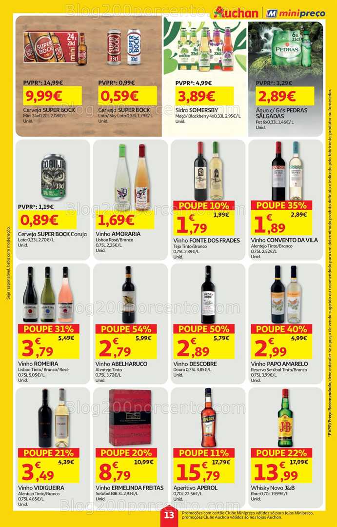 Antevisão Folheto MINIPREÇO - AUCHAN Promoções de 28 agosto a 3 setembro