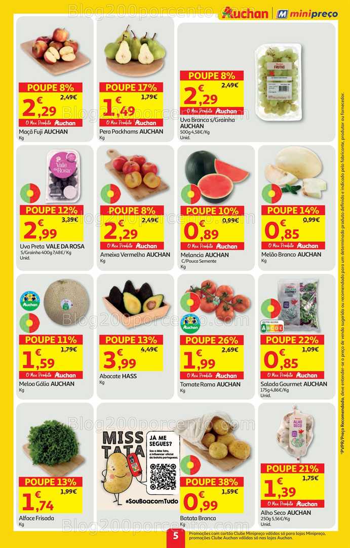 Antevisão Folheto MINIPREÇO - AUCHAN Promoções de 28 agosto a 3 setembro