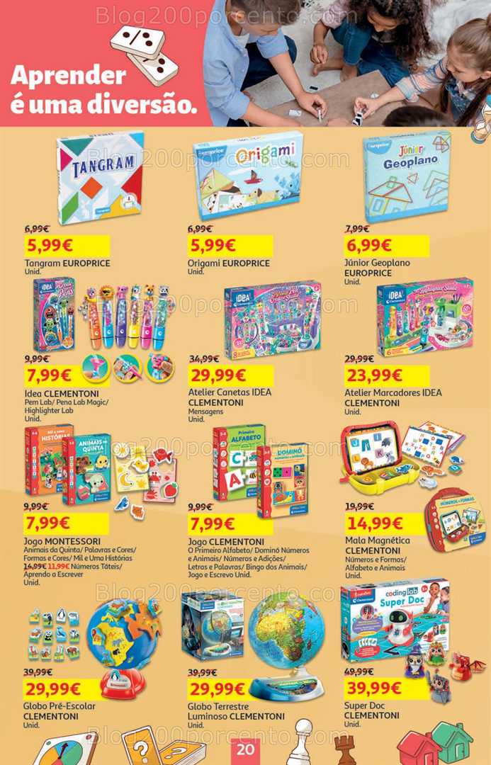Antevisão Folheto AUCHAN Regresso às Aulas Promoções de 21 agosto a 3 setembro