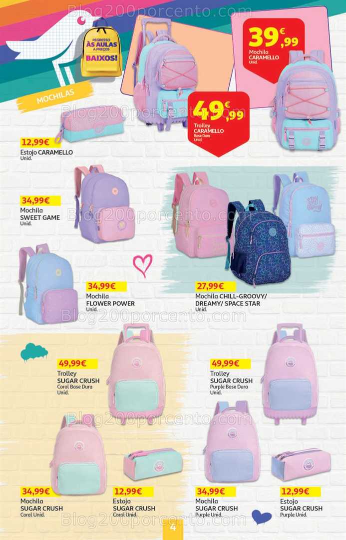 Antevisão Folheto AUCHAN Regresso às Aulas Promoções de 21 agosto a 3 setembro