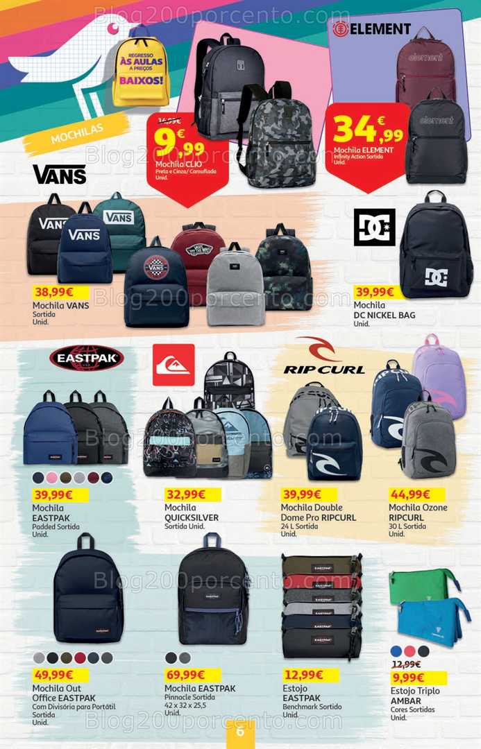 Antevisão Folheto AUCHAN Regresso às Aulas Promoções de 21 agosto a 3 setembro