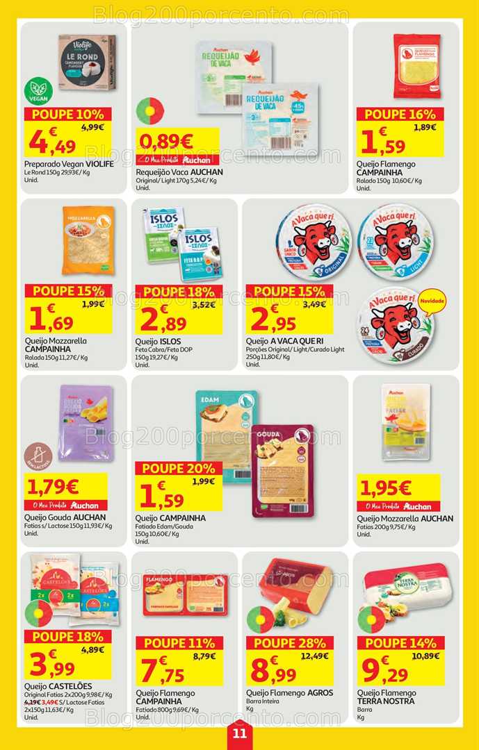 Antevisão Folheto AUCHAN Super Poupança Promoções de 28 agosto a 3 setembro